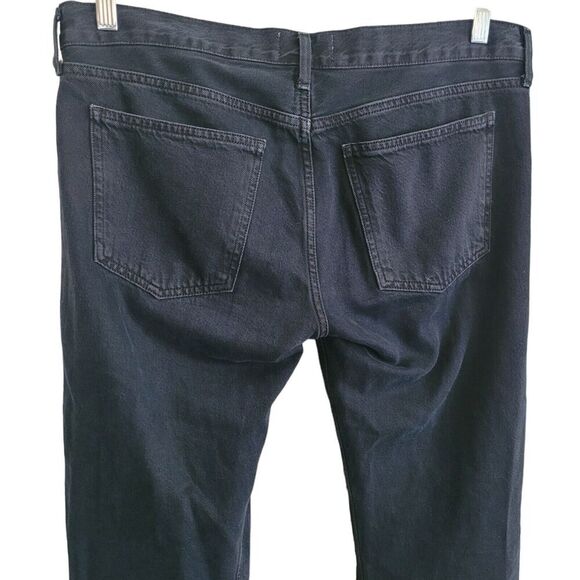Agolde Amber Jeans in Crushed Women's Size 30 Black Denim Straight Leg Classic - Picture 5 of 9